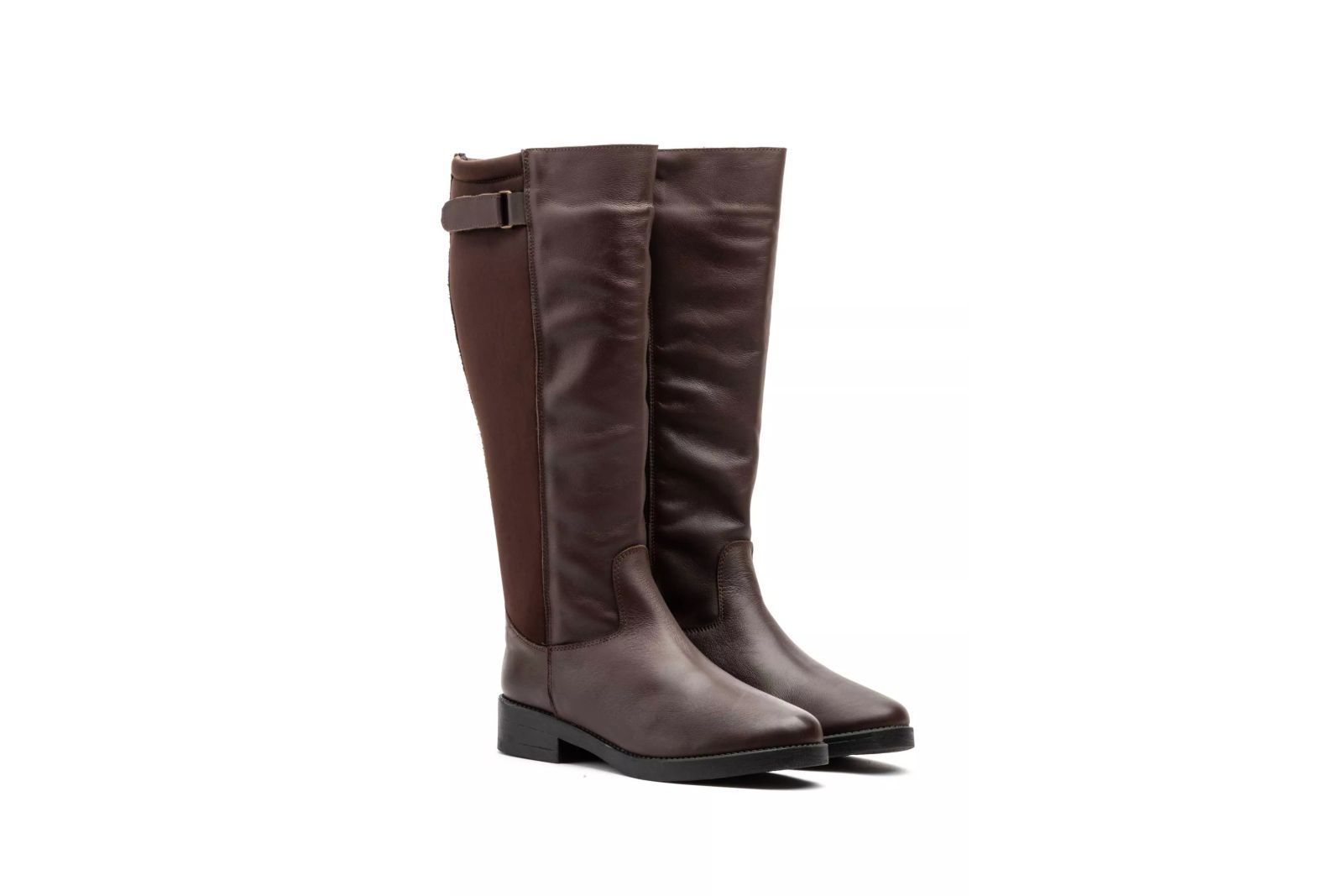 Botas elasticas online marrones